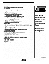 DataSheet ATmega8515 pdf